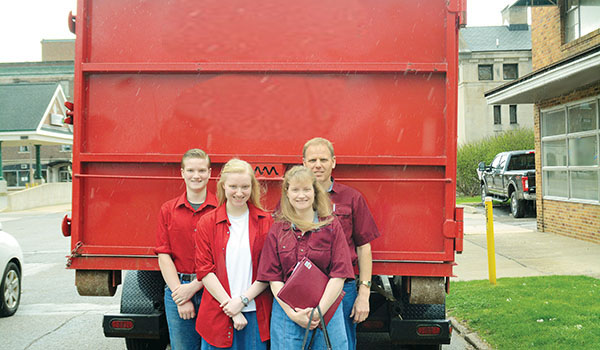 dumpster rental team